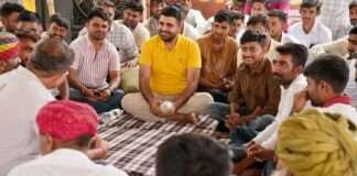 रवींद्र सिंह भाटी धरना स्थल पर ही करेंगे जनसुनवाई, मांगे मानने तक रहेंगे धरने पर