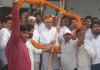 राज्यसभा प्रत्याशी सतीश पूनिया का पादूकलां में भव्य स्वागत