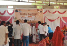 विधायक डॉ. अरुण चौधरी ने किया सेवा शिविरों का निरीक्षण