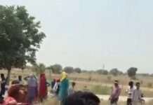 कोटपूतली में बवाल धरने पर पथराव, 9 ग्रामीण घायल, 4 जयपुर रेफर
