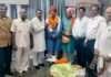 राज्यसभा सदस्य नीरज डांगी का उनके निवास पर अभिनंदन
