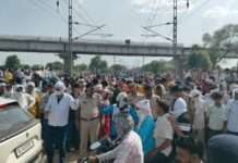 पांचना बांध से नहरों में पानी की मांग पर किसानों का आंदोलन तेज