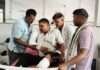 पुलिस टीम पर हमला, 5 पुलिसकर्मी घायल