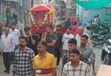 श्री चारभुजानाथ का सात दिवसीय महोत्सव हरिनाम संकीर्तन