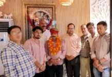 नागौर में विप्र फाउंडेशन के राष्ट्रीय सचिव मुकेश रामपुरा का आगमन