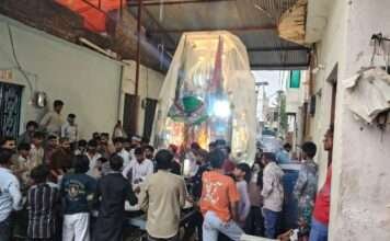 चौमहला और गंगधार में मोहर्रम पर निकले ताजिए, अकीदतमंदों ने की जियारत