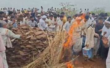 जगन गुर्जर को दी अंतिम विदाई