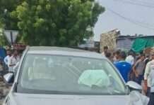खंडेल चौराहे पर भीषण सड़क हादसा, दो कारों की भिड़ंत में एक की मौत, दो गंभीर घायल