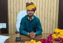 पीसांगन नगरपालिका के नए ईओ राजेंद्र चौधरी ने संभाला कार्यभार