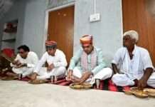 मुख्यमंत्री भजनलाल शर्मा ने शहीद मोडाराम खटकड़ के घर किया भोजन