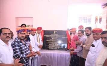 कैबिनेट मंत्री जोराराम कुमावत ने किया फिल्टर प्लांट का शिलान्यास