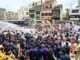 जयपुर नगर निगम घेराव में कांग्रेस का शक्ति प्रदर्शन, पुलिस ने छोड़ी पानी की बौछारें
