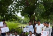 चिकित्सा विभाग की लापरवाही के विरोध में नागौर कांग्रेस का ‘सद्बुद्धि यज्ञ’