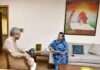 रेल विकास को लेकर सांसद महिमा कुमारी मेवाड़ ने रेल मंत्री अश्विनी वैष्णव से की मुलाकात