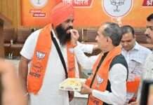 भारतीय किसान यूनियन के जिलाध्यक्ष संदीप सिंह केरा सहित 31 कार्यकर्ता भाजपा में शामिल