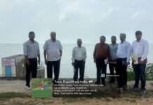 गलवा बांध का मुख्य अभियंता ने किया निरीक्षण