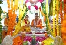 मुख्यमंत्री भजनलाल शर्मा ने किया भगवान शिव का अभिषेक