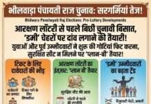 भीलवाड़ा में पंचायती राज चुनाव की सुगबुगाहट तेज