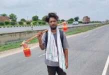 भक्ति और संकल्प की मिसाल: अंशुल ने 25 दिन में पैदल तय किया 800 KM का सफर