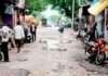 नगर पालिका कठूमर में मुख्य बाजार लक्ष्मणगढ़ रोड की हालत खराब…