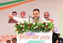 मुख्यमंत्री भजनलाल शर्मा सादुलशहर में आयोजित तिरंगा यात्रा में हुए शामिल