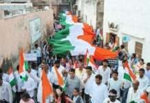 हर घर तिरंगा अभियान के तहत मूंडवा में निकली भव्य तिरंगा यात्रा
