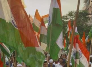जयपुर में भाजपा अल्पसंख्यक मोर्चा की विशाल तिरंगा यात्रा