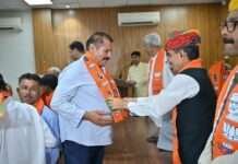 नागौर के कई प्रमुख नेताओं ने थामा भाजपा का दामन, मदन राठौड़ ने किया स्वागत
