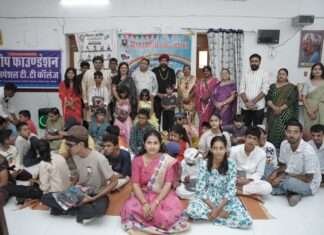 विशेष बच्चों के साथ दीप फाउंडेशन एवं रिहैबिलिटेशन सेंटर का विशेष कार्यक्रम