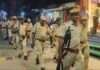 लोसल में पुलिस का फ्लैग मार्च, भयमुक्त मतदान का संदेश