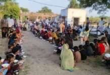 पीपली अहिरान में सदियों पुरानी परंपरा का निर्वहन