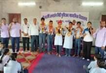 जिला स्तरीय वॉलीबॉल में फियावड़ी सड़क का दबदबा