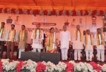 झालावाड़-बारां भाजपा की संगठनात्मक बैठक में पहुंचे भजनलाल शर्मा और पूर्व सीएम वसुंधरा राजे