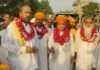रामधुन और जयघोष करते श्रद्धालुओं ने निकाली विधाणी परिक्रमा