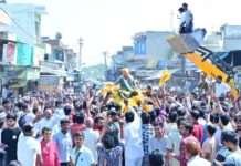 पादूकलां में विधायक रविंद्र सिंह भाटी का भव्य स्वागत