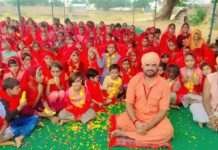 मेवड़ा में 151 कन्याओं का पूजन, खुशहाली की कामना
